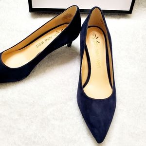Nine west 7 blue shoes NIB